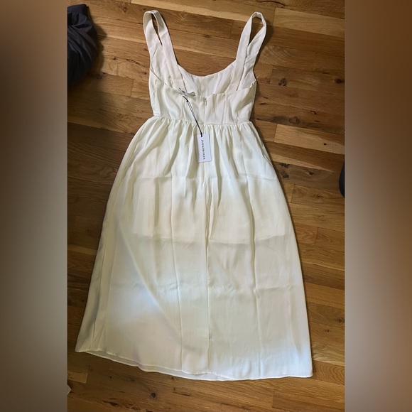 WeWoreWhat Corset MIDI Dress in whisper white NWT - Picture 4 of 7